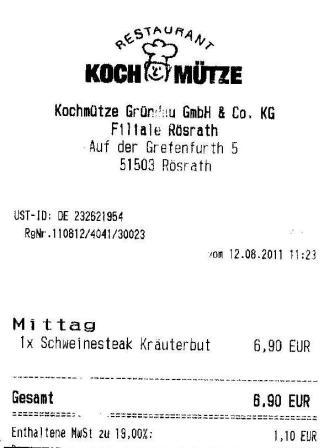 thol Hffner Kochmtze Restaurant